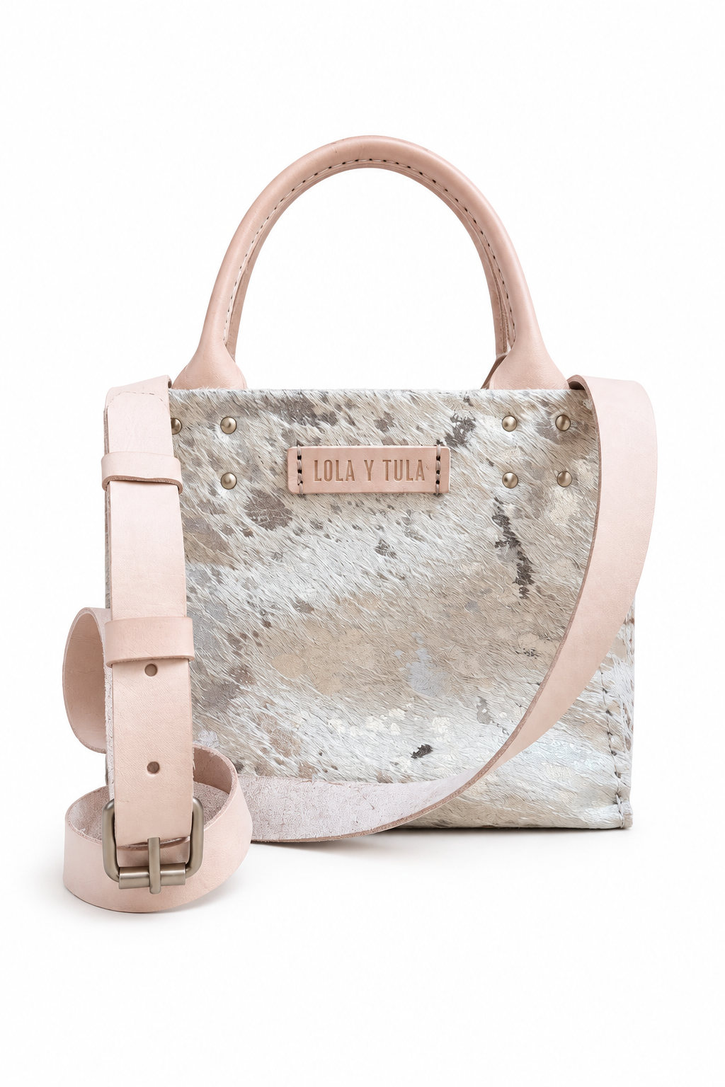 Alejandra 'Chica' Crossbody Tote // Silver