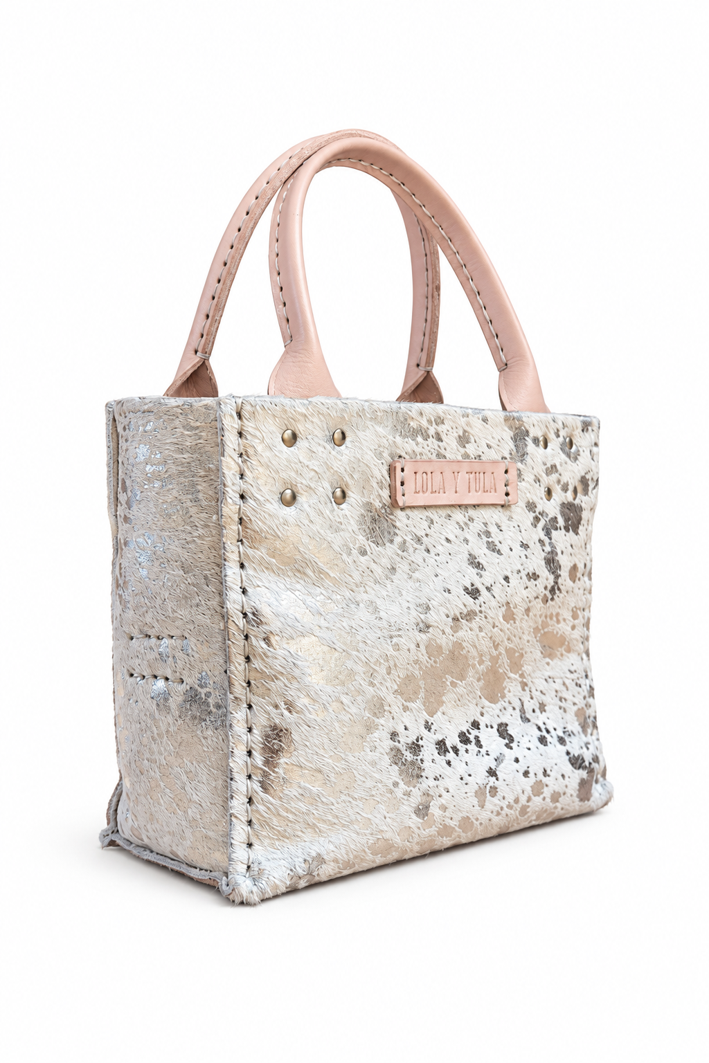 Alejandra 'Chica' Crossbody Tote // Silver