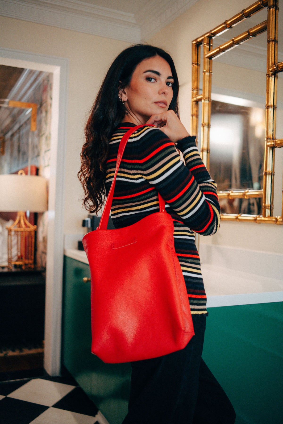 Joaquin Tote // Crimson