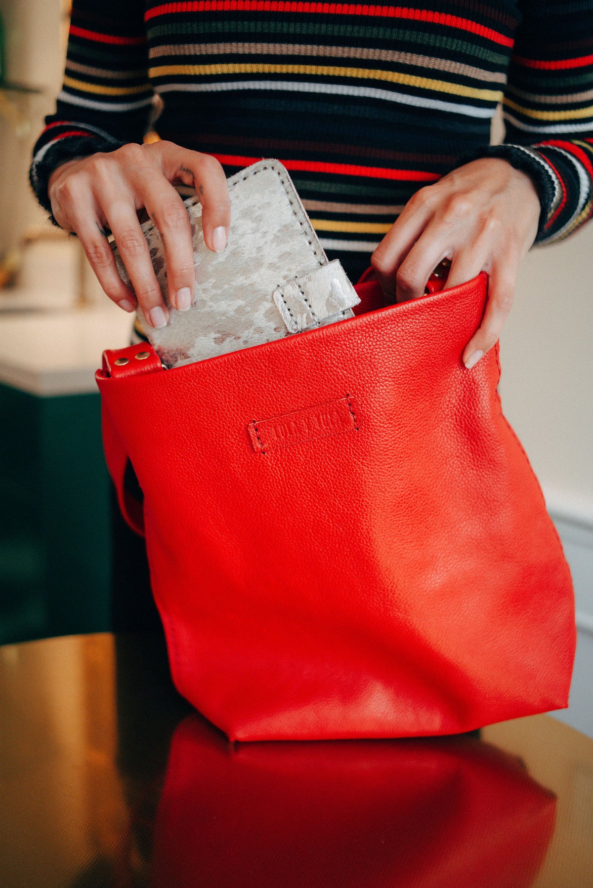 Joaquin Tote // Crimson