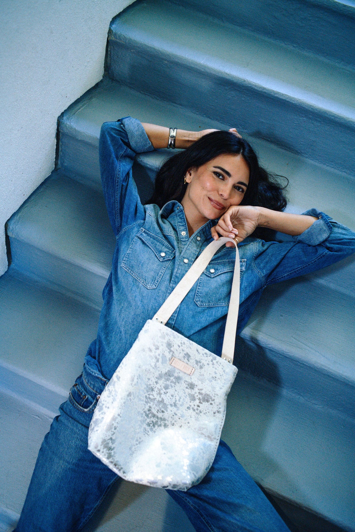 Joaquin Tote // Silver