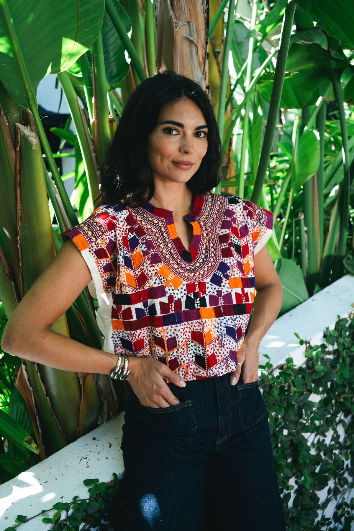 Milpa Blouse in Multi Colors