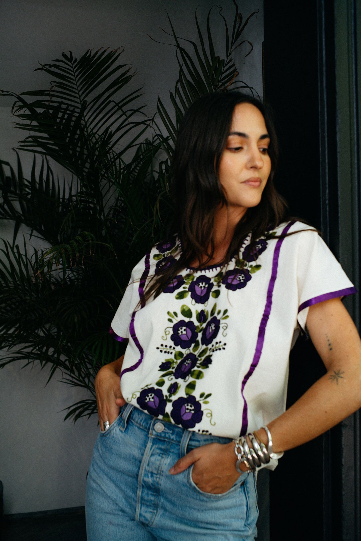 Flor Boho Blouse // Violeta