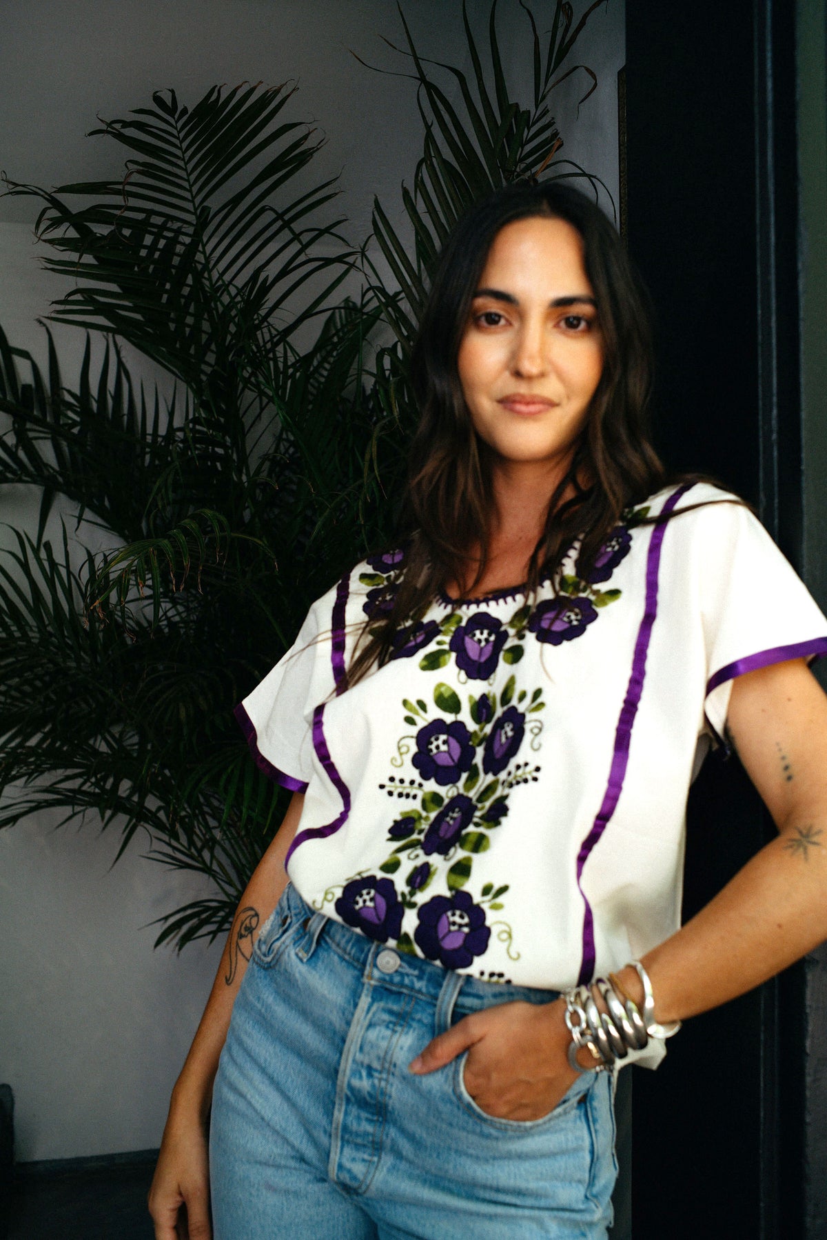 Flor Boho Blouse // Violeta