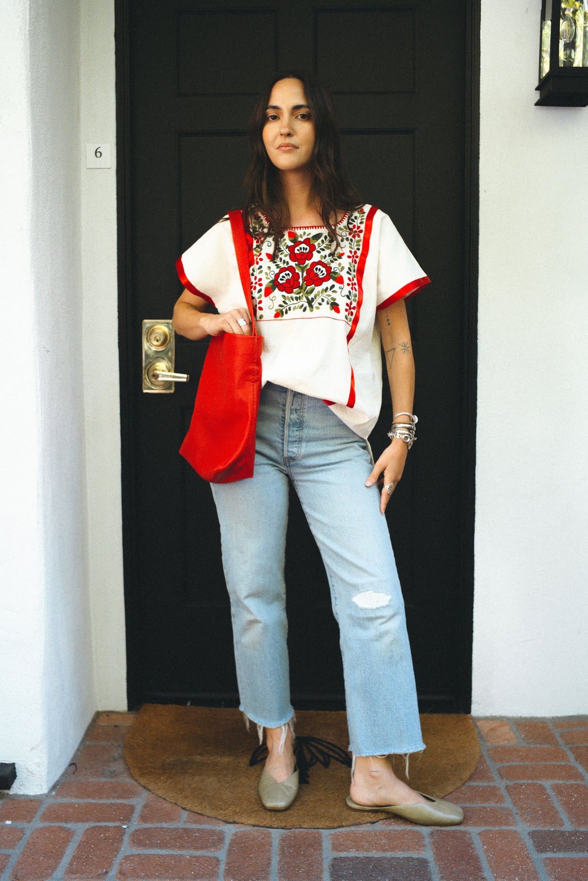 Margartia Blouse // Crimson