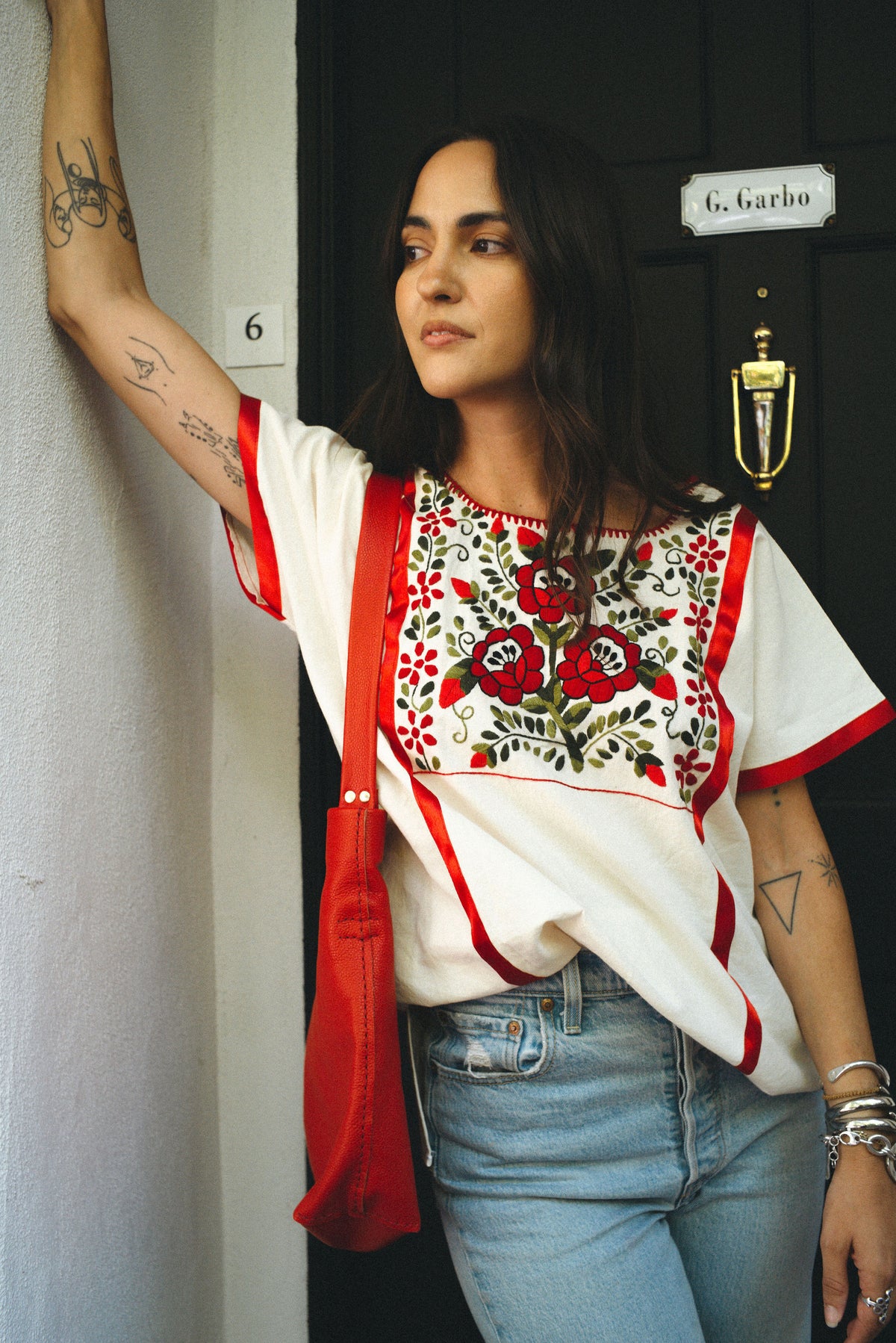 Margartia Blouse // Crimson