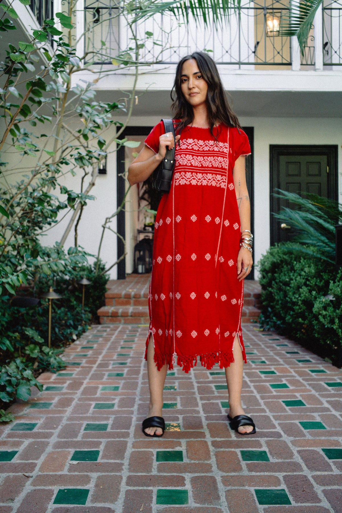 Margarita Huipil // Red with White