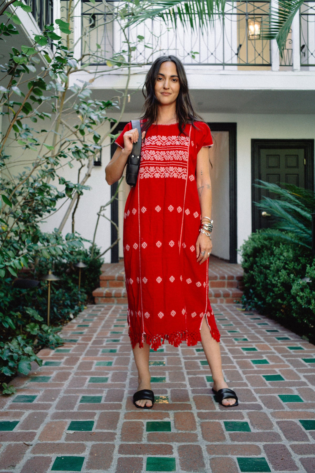 Margarita Huipil // Red with White
