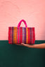 Rainbow Sisal Mini Handbag