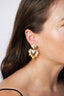 IMMACULATE GOLD HEART EARRINGS