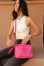 JAGUAR LUCIA CROSSBODY// HOT PINK