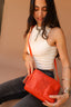 JAGUAR LUCIA CROSSBODY// TANGERINE