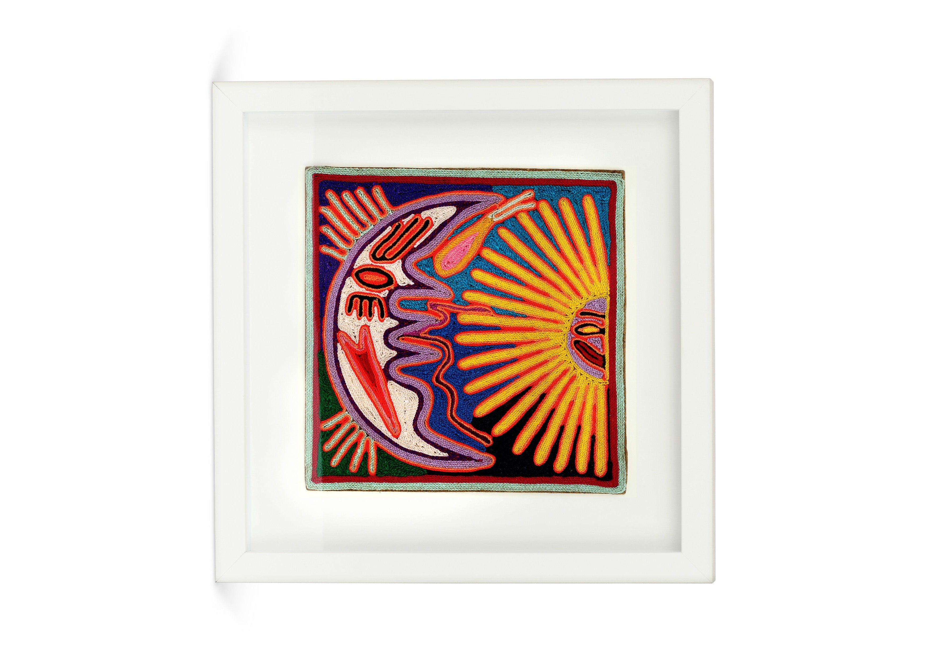 SUN AND MOON YARN PAINTING – LOLA Y TULA