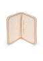 LEATHER CARDHOLDER WALLET // SAND