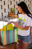 MEXICAN MARKET BAG / COLOR STRIPE