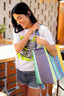 MEXICAN MARKET BAG / COLOR STRIPE