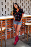 CROCHET FLORAL TOP