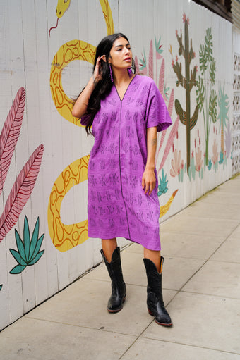 PURPLE CAFTAN