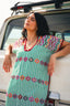 Raya San Juan Caftan Green